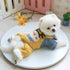 Cotton-Padded Jumpsuits with Snowman Pattern
